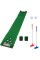 PutterBall Golf Pong Game Set The Original - Includes 2 Putters, 2 Golf Balls, Green Putting Pong Golf Mat & Golf Hole Covers -