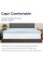 Emma and Oliver 3' Cool Gel Infused Cooling Memory Foam Mattress Topper, CertiPUR-US Certified Memory Foam- Twin