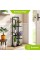 BMOSU Plant Stand For Indoor Corner Tall 6 Potted Flower Bamboo Shelf Plants For Outdoor Plant Holder Display Rack For Living Ro