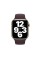 Apple FKJF3LL Watch Series 7 (GPS + Cellular) - Gold Stainless Steel Case with Dark Cherry Sport Band - 45mm - Apple Ce