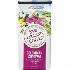 New England Colombian Supremo Medium Roast Ground Coffee, 11 Oz.