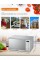 Commercial Chef 700W Countertop Microwave Oven, 0.7 Cu. Ft., Stainless Steel, CHM7MS