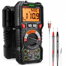 KAIWEETS Digital Multimeter TRMS 6000 Counts Voltmeter Auto-Ranging Fast Accurately Measures Voltage Current Amp Resistance Diod