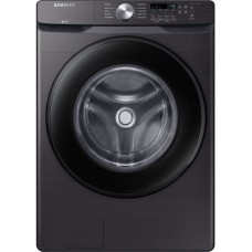 Samsung 4.5-cu ft High Efficiency Stackable Front-Load Washer (Brushed Black) ENERGY STAR