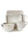 Elama Ivory Lotus 16 Piece Square Stoneware Dinnerware Set