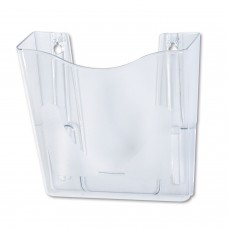 Deflect-O DEF63001 deflecto DocuPocket Portrait Wall File Pocket, A4/Magazines/Portfolios, Clear