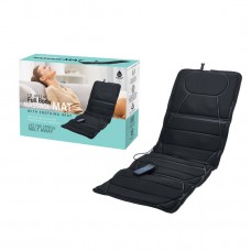 Pursonic Pursonic Luxury Massage Mat: 10 powerful motors, dual heating pads, for ultimate back relief and full-body relaxation.