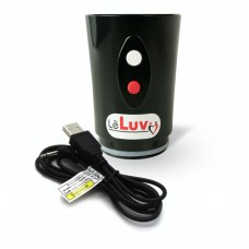 LeLuv Eros USB-Powered Electric Penis Pump Head w/ USB - Black