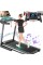 Sytiry Folding 3.25HP Treadmill with 10' HD TV Touchscreen, 36 Pre-Programs,3D Virtual Sports Scene&WiFi Connection&Bluetooth Speakers