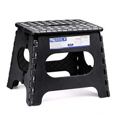 ACSTEP Acko Folding Step Stool for Adults-11 Height Lightweight Plastic Stepping Stool. Foldable Step Stool Hold up to 300lbs Non Slip