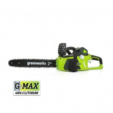 Greenworks 20312 16' 40V G-MAX Cordless Lithium-Ion DigiPro Brushless Chainsaw Kit