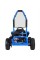 MotoTec Mud Monster 98cc Go Kart Full Suspension Blue