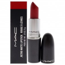 ACM MAC Retro Matte Lipstick Ruby Woo, 1 Count, Multicolor, 0.10 Ounce