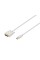 Monoprice Video Cable - 6 Feet - White | 28AWG DisplayPort to DVI Cable