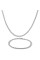 szul.com .925 Sterling Silver Mesh Necklace and Bracelet Set