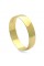 DoubleAccent 14K Yellow Gold 4mm Classic Plain Light Wedding Band for Men & Women (Size 5 to 13)