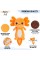 HAPPY FUEL Axolotl Microwavable Unscented Heating Pad For Women And Kids- Cute Soft Cozy Pillow Plush Heatable Warm Stuffed Animals - Kawai