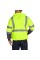 Utility Pro High Visibility Hooded Soft Shell Large Jacket - Black-Yellow