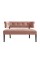 Inspired Home Mack Bench Upholstered Button Tufted