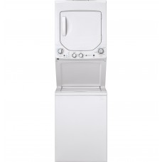 GE Appliances GUD24ESSMWW Unitized Spacemaker® 2.3 cu. ft. Washer & 4.4 cu. ft. Dryer - White