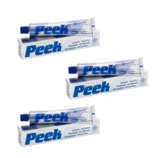 Peek Tri-Peek 33001 Metal Polish 50ml Tube, Pale Blue (Pack of 3)