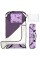 Urban Infant Tot cot Kids Nap Mat - Toddler Preschool Daycare Bedding cover with Blanket and Pillow - Violet