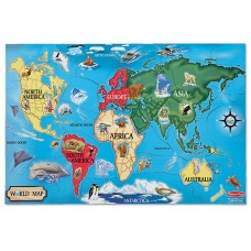 Melissa & Doug World Map Floor (33 pc)