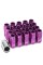 DNA Motoring LN-ZTL-9015-125-PP 16-Piece M12 x 1.25 Aluminum Alloy Wheel Lug Nuts + 4 x Lock Nut + 1 x Lock Nut Key (Purple)