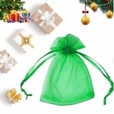 Stock Preferred Organza Wedding Party Favor Gift Sheer Bags Pouches in 200-Pieces 3'x4' Green