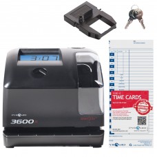 Pyramid Time Systems SmartSite™ Time Clock & Document Stamp, Custom Messaging, Counter Mode, Buzzer