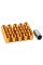 DNA Motoring LN-ZTL-9018-15-OR 20-Piece M12 x 1.5 Aluminum Alloy Wheel Lug Nuts + Deep Drive Extension (Orange)