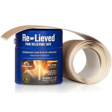 Re-lieved ReLieved 4 Lidocaine Maximum Strength Pain Relief Wrap Relieves Back Pain Joints and Muscle Pains Superior Sticking Alum