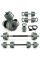 Costway SuperFit 4 in 1 Adjustable Weight Dumbbell Set 92lbs Free Weight Set withConnector Home Gym