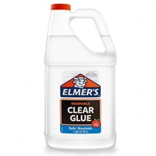 Elmer's Liquid School Glue, Clear, Washable, 1 Gallon - Great for Making Slime