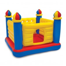 Intex Inflatable Jump-O-Lene Ball Pit Castle Bouncer with High Walls