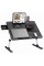 Saiji Laptop Bed Tray Table, SAIJI Adjustable Bed Desk for Laptop, Foldable Laptop Stand with Storage Drawer for Eating, Working, Writ