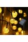 Stock Preferred Waterproof Solar Powered 50 LED String Light Garden Path Yard Decor Warm White