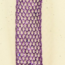 The Ribbon People Purple Heather Metallic Wired Craft Ribbon 0.35' x 20 Yards