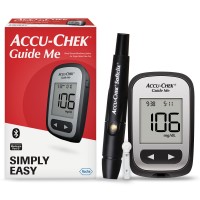 Accu-Chek Guide Me Glucose Monitor Kit for Diabetic Blood Sugar Testing: Guide Me Meter, Softclix Lancing Device, and 10 Softcli