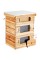 VEVOR Bee Hive Langstroth Kit 20 Deep & 10 Medium Frames with Acrylic Windows