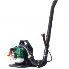 Moda Furnishings 52CC 2-Cycle Gas Backpack Leaf Blower with Extention Tube, Green