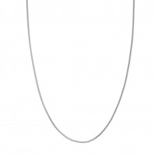 Jewelryweb Sterling Silver Rhodium Plated Rhodium 1.9mm Snake Chain Necklace - 20 Inch