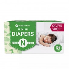 Member's Mark Premium Baby Diapers, Newborn Size (