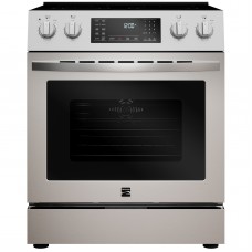 Kenmore 95163 4.8 cu. ft. Front-Control Electric Range with True Convection & Air Fry – Stainless Steel