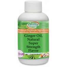 Larissa Veronica Ginger Oil, Natural Super Strength Flavor (8 oz, ZIN: 528535)