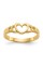 Diamond2Deal 14K Yellow Gold Heart Baby Ring