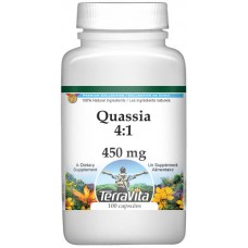 TerraVita Quassia 4:1 - 450 mg (100 capsules, ZIN: 521225)