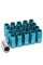 DNA Motoring LN-ZTL-9015-125-LB 16-Piece M12 x 1.25 Aluminum Alloy Wheel Lug Nuts + 4 x Lock Nut + 1 x Lock Nut Key (Light Blue)