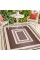 Alfolo Outdoor Rug 5x7 Waterproof Plastic Straw Outdoor Patio Rugs for RV, Camping Rugs,Porch Balcony Rugs,Deck Rugs,Pool Rugs,