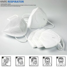 FDBV KN95 Protective 5 Layer Face Mask [50 PACK] BFE 95% PM2.5 Disposable Respirator